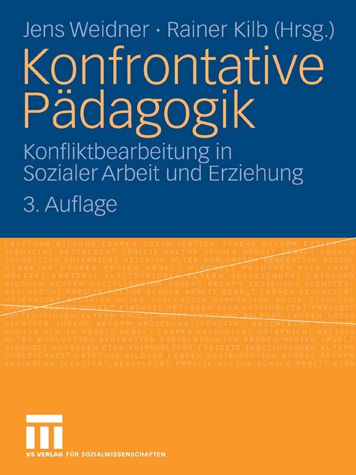 Title details for Konfrontative Pädagogik by Jens Weidner - Available